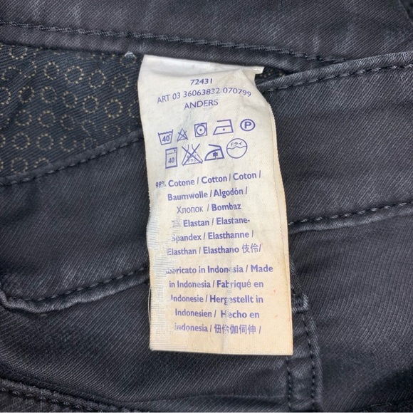 Gas Jeans Anders Slim Fit Men's Black Denim W32 x L30 Classic Style - Picture 8 of 12